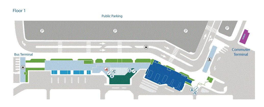 Схема парковки аэропорта Кахулуи